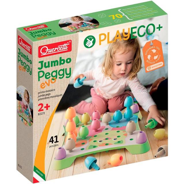 Billede af Quercetti Jumbo Peggy Evo Play Organic 40pcs