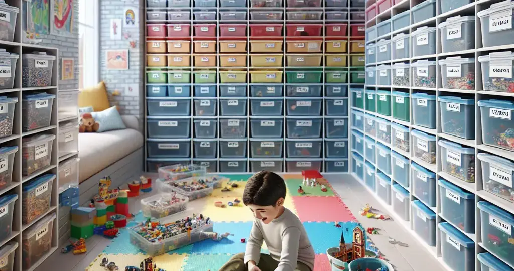 Klodskasser til Opbevaring af Legetøj og LEGO – Organisering Gør Legen Bedre